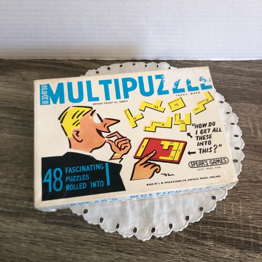 Vtg Spears Multipuzzle Game